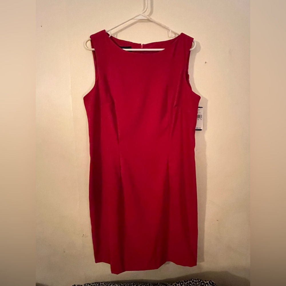 ABG Chic Sleeveless Red Midi Dress